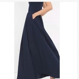 Navy blue ball skirt